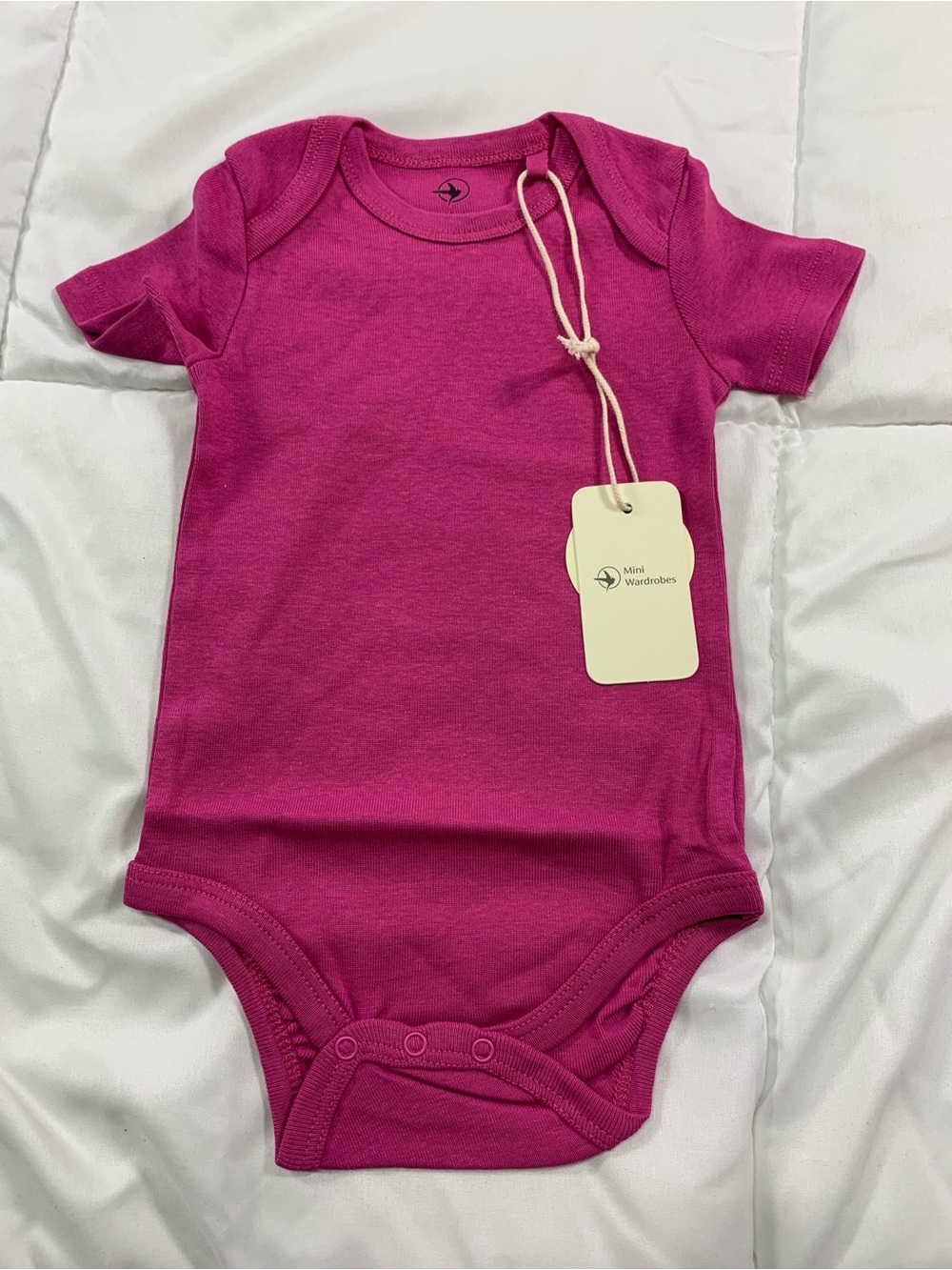 New mini wardrobes bodysuit size 6-12M
